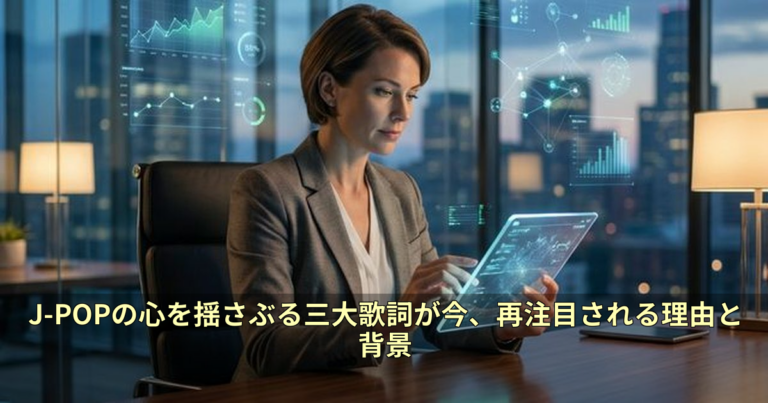 J-POPの心を揺さぶる三大歌詞が今、再注目される理由と背景 – とっきーのブログ